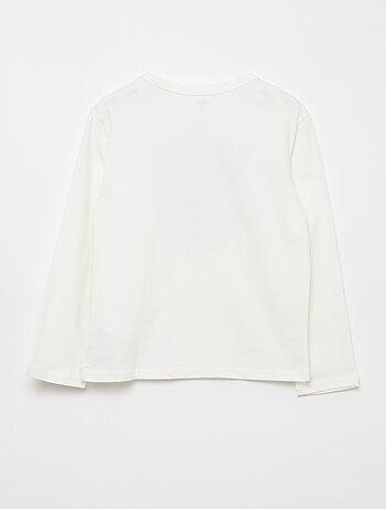 Camiseta estampada de fantasía de manga larga