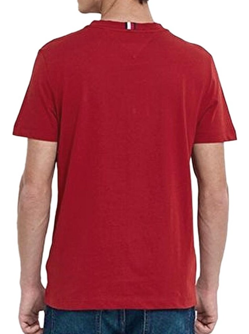 Camiseta Estampada de Hombre Tommy Hilfiger Rojo - Kiabi