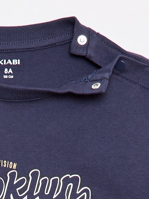 Camiseta estampada de manga corta - Colección fácil de poner - Kiabi