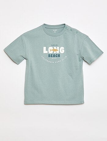 Camiseta estampada de manga corta - Colección fácil de poner