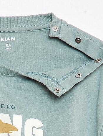 Camiseta estampada de manga corta - Colección fácil de poner