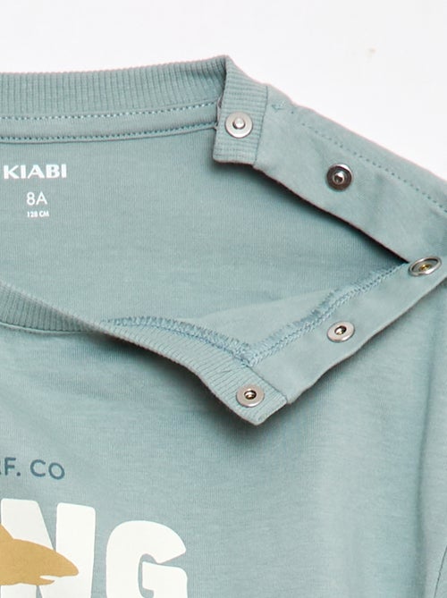 Camiseta estampada de manga corta - Colección fácil de poner - Kiabi