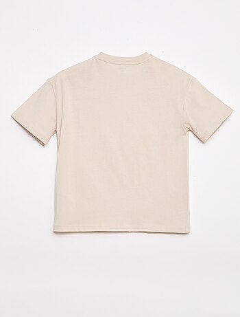 Camiseta estampada de manga corta - Colección fácil de poner