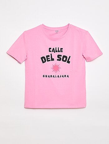 Camiseta estampada de manga corta - Fácil de Poner