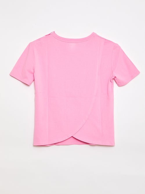 Camiseta estampada de manga corta - colección fácil de poner - Kiabi