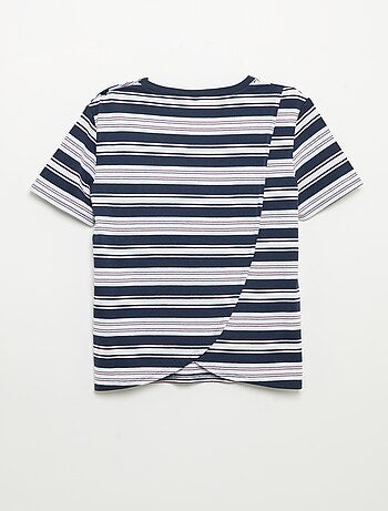 Camiseta estampada de manga corta - Fácil de poner