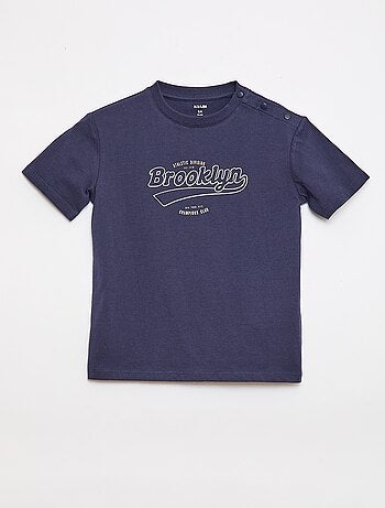 Camiseta estampada de manga corta - Fácil de Poner