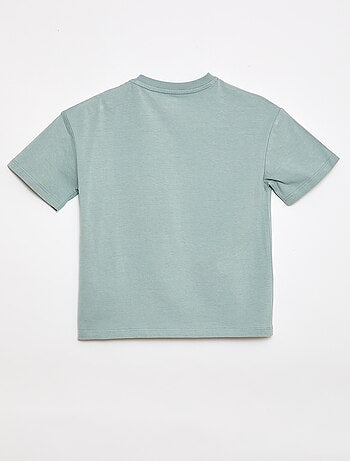 Camiseta estampada de manga corta - Fácil de Poner