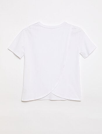 Camiseta estampada de manga corta - Fácil de Poner