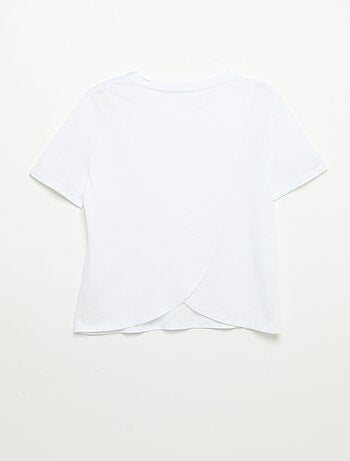 Camiseta estampada de manga corta - Fácil de poner