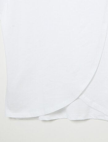 Camiseta estampada de manga corta - Fácil de poner