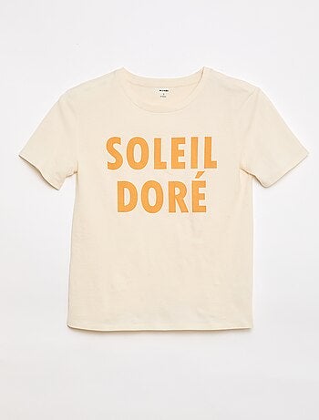 Camiseta estampada de manga corta - Fácil de Poner