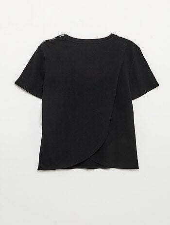 Camiseta estampada de manga corta - Fácil de poner