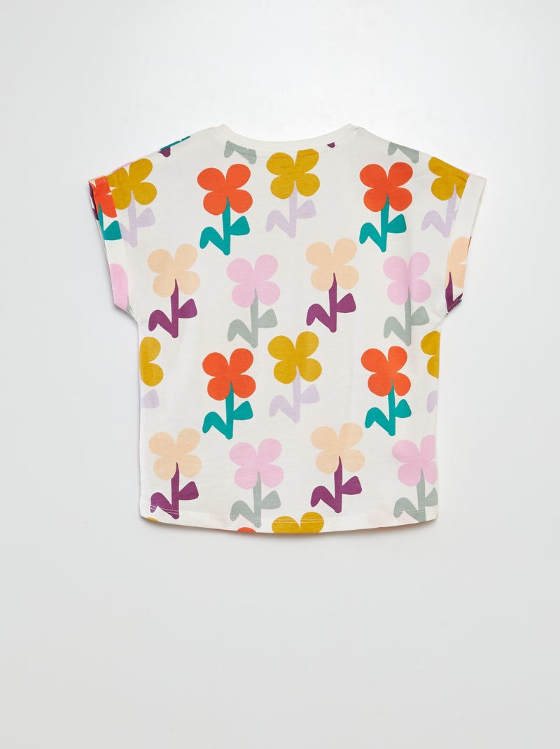 Camiseta estampada de manga corta - Grafik Edition BLANCO - Kiabi