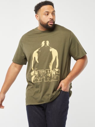 Camiseta estampada de manga corta '2 PAC'