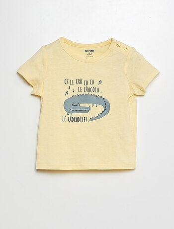 Camiseta estampada de manga corta