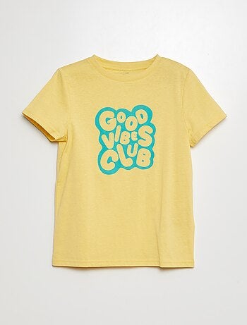Camiseta estampada de manga corta