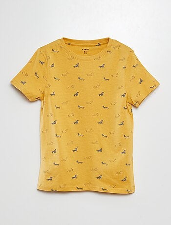 Camiseta estampada de manga corta