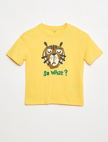 Camiseta estampada de manga corta
