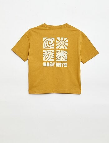 Camiseta estampada de manga corta