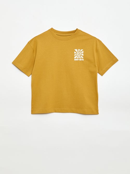 Camiseta estampada de manga corta - Kiabi