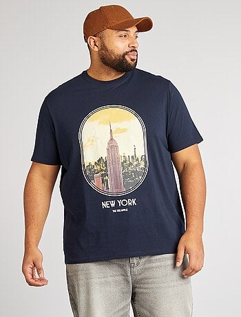 Camiseta estampada de manga corta