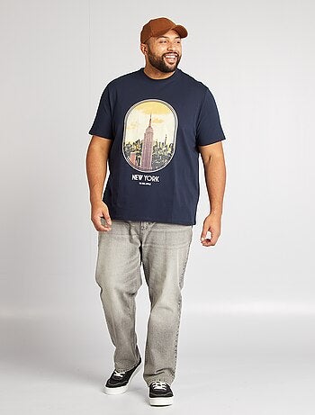 Camiseta estampada de manga corta