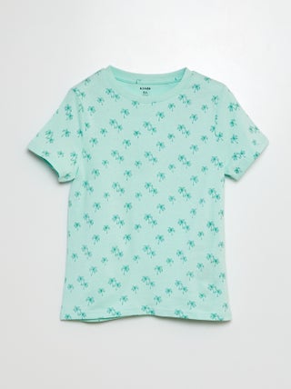 Camiseta estampada de manga corta