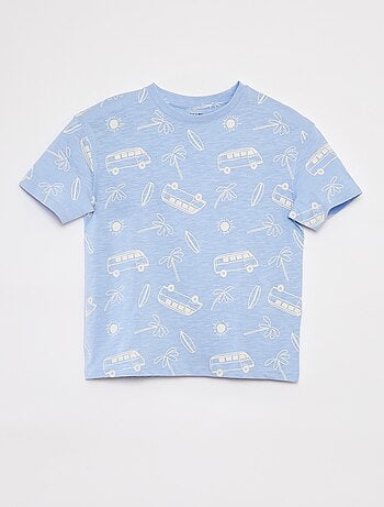 Camiseta estampada de manga corta