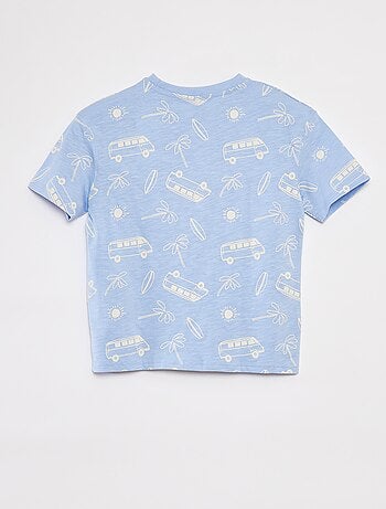 Camiseta estampada de manga corta