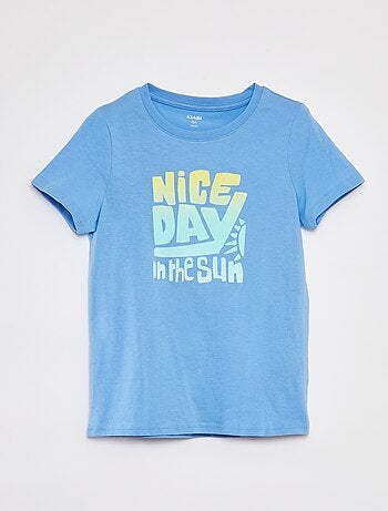Camiseta estampada de manga corta