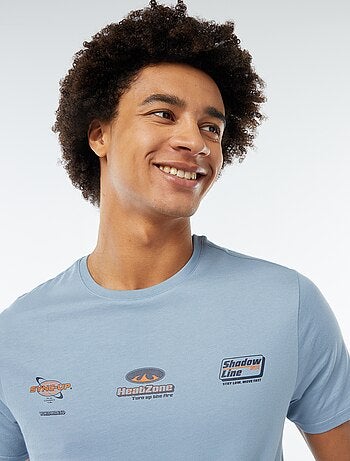 Camiseta estampada de manga corta