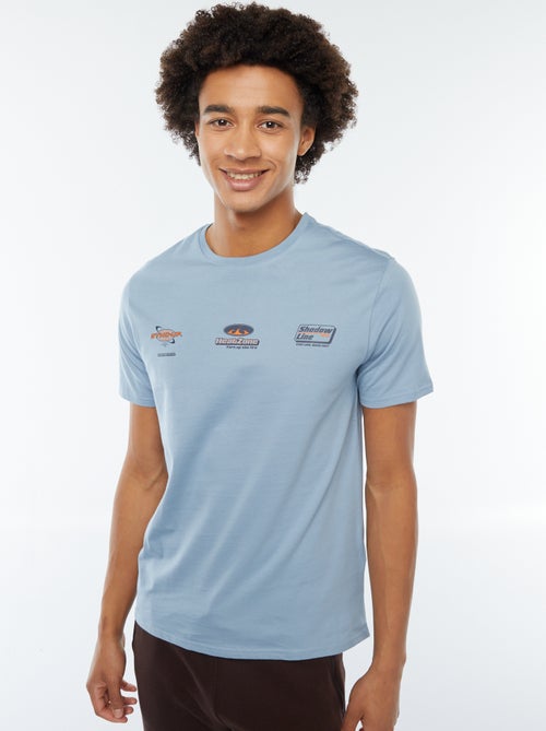 Camiseta estampada de manga corta - Kiabi