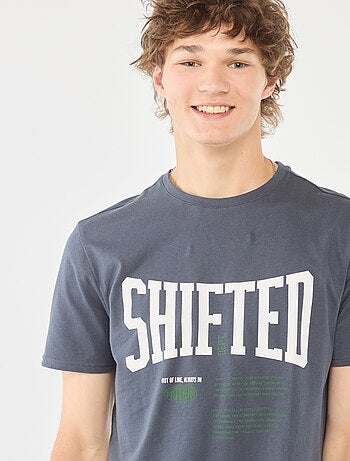 Camiseta estampada de manga corta