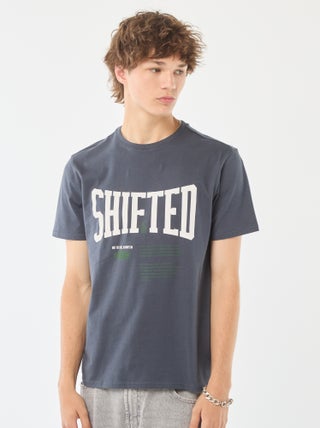 Camiseta estampada de manga corta
