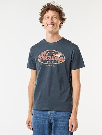 Camiseta estampada de manga corta