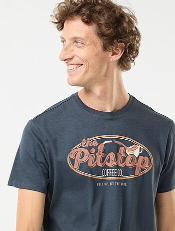 Camiseta estampada de manga corta