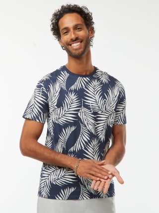 Camiseta estampada de manga corta