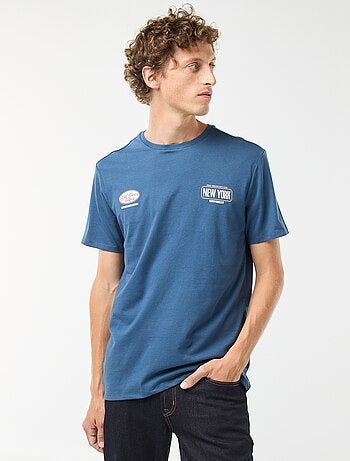 Camiseta estampada de manga corta