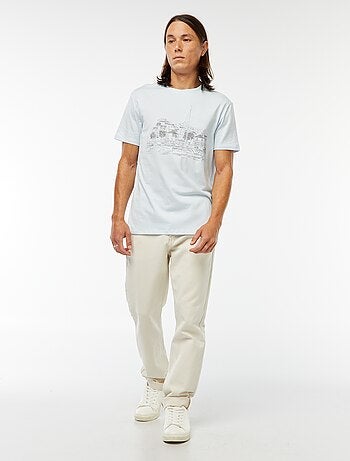Camiseta estampada de manga corta