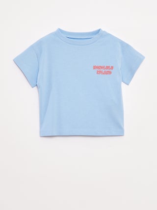 Camiseta estampada de manga corta