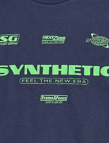 Camiseta estampada de manga corta