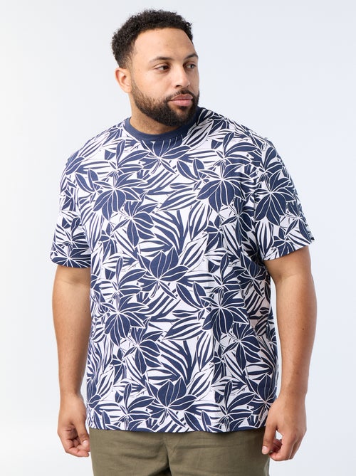 Camiseta estampada de manga corta - Kiabi