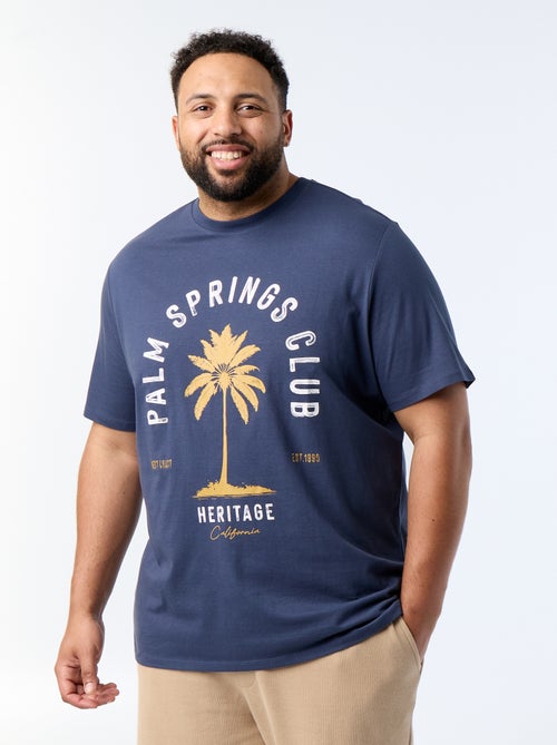 Camiseta estampada de manga corta - Kiabi