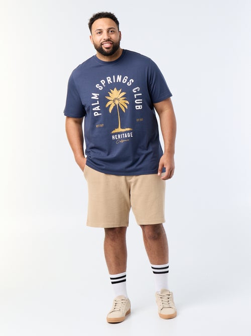 Camiseta estampada de manga corta - Kiabi