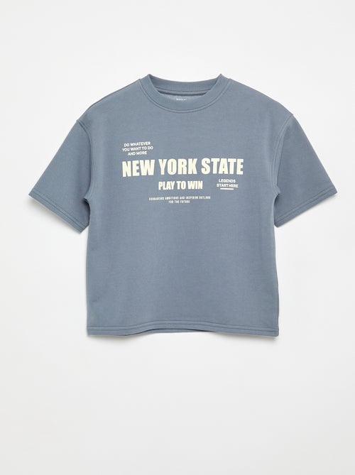 Camiseta estampada de manga corta - Kiabi