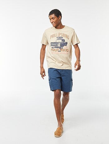 Camiseta estampada de manga corta
