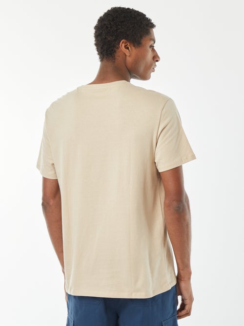 Camiseta estampada de manga corta - Kiabi