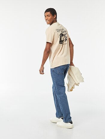 Camiseta estampada de manga corta