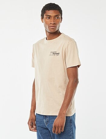 Camiseta estampada de manga corta
